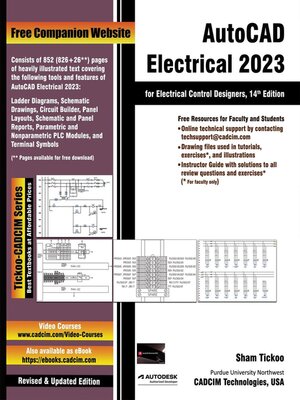 cover image of AutoCAD Electrical 2023 for Electrical Control Designers, 1